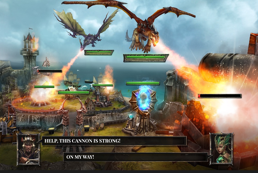 War Dragons lets you fight with Guild mates.