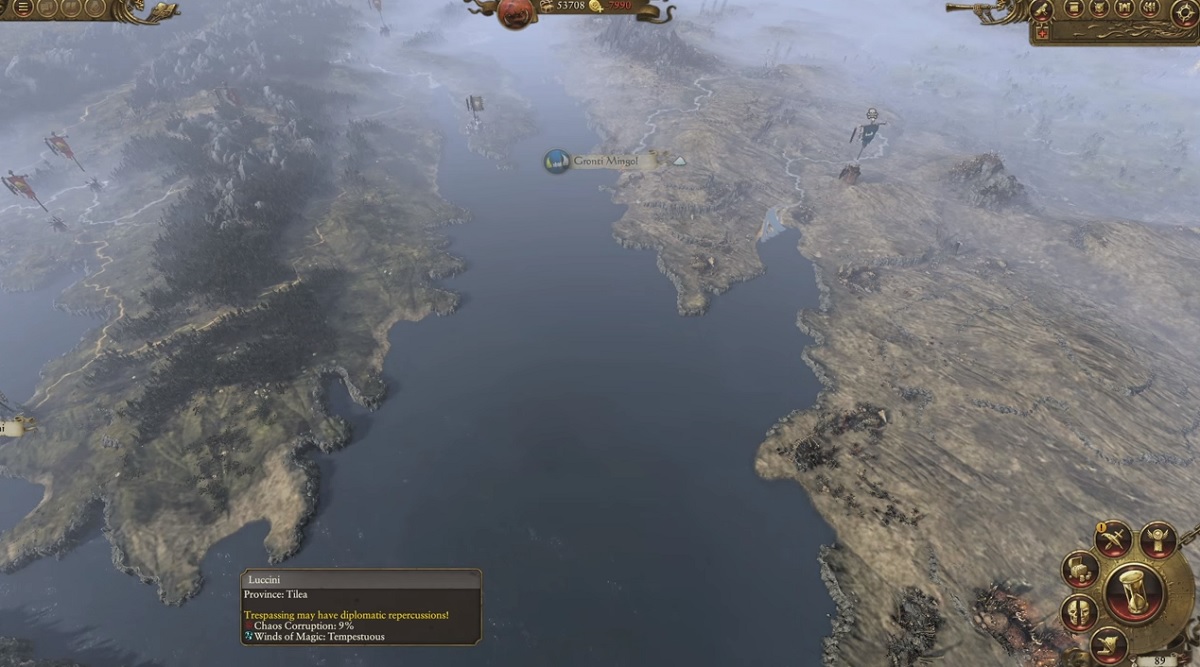 This is what the detailed campaign map looks like in realistic 3D.