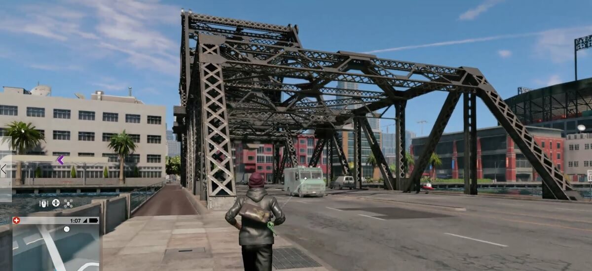 I've walked across this bridge, depicted in Watch Dogs 2, in real life.