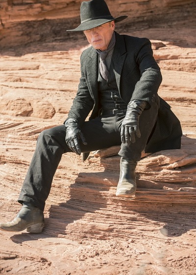Ed Harris isn't the best-behaving person in Westworld.