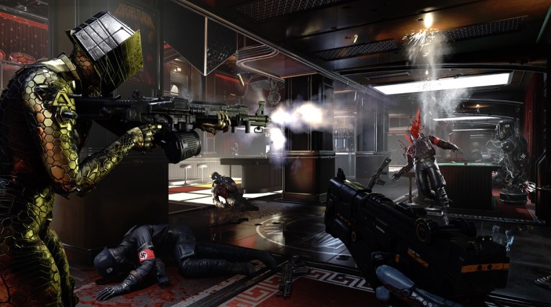 Action! Wolfenstein: Youngblood has long cut scenes but plenty of action.