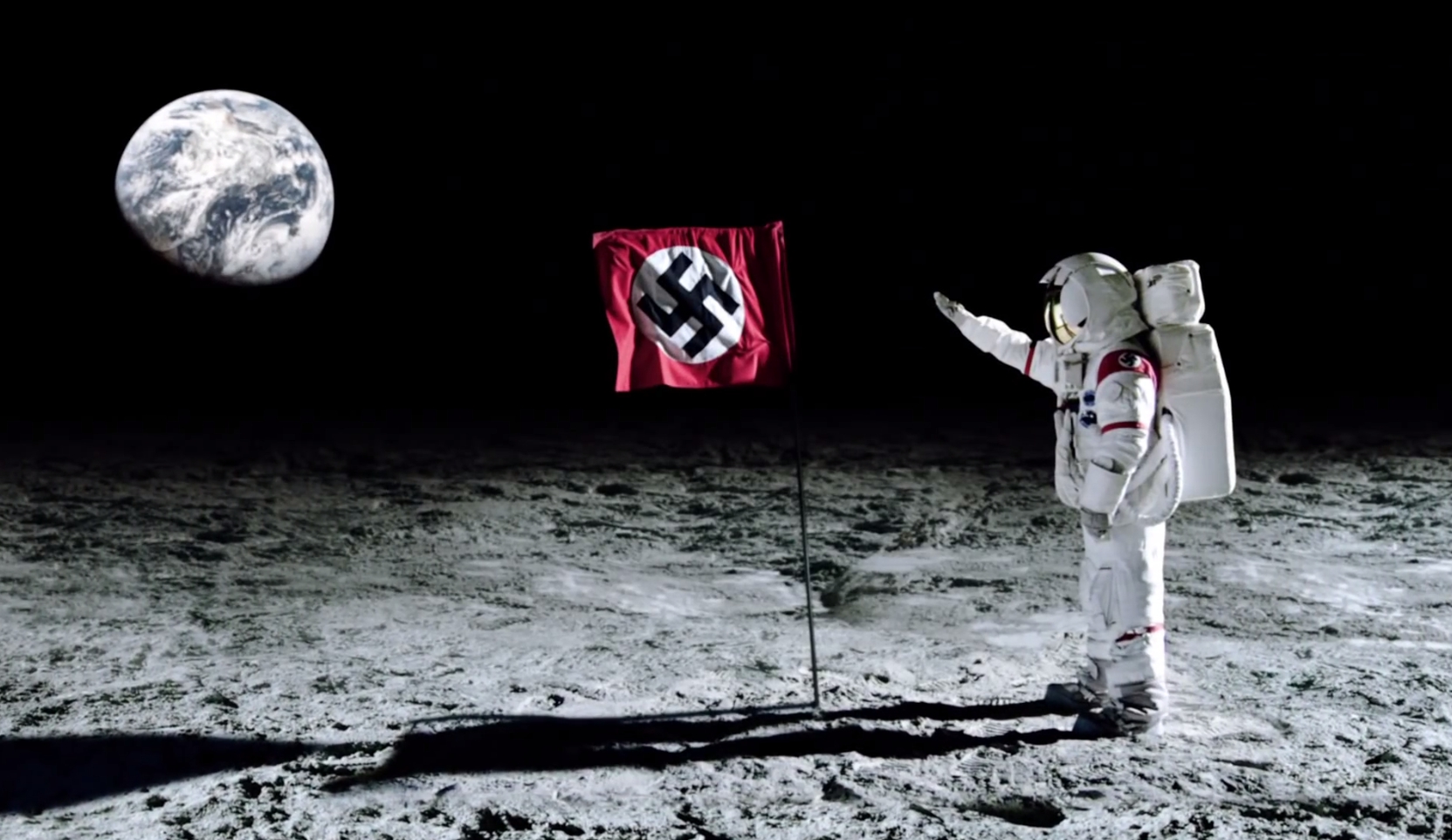 The Reich made it to the moon a decade before we did.
