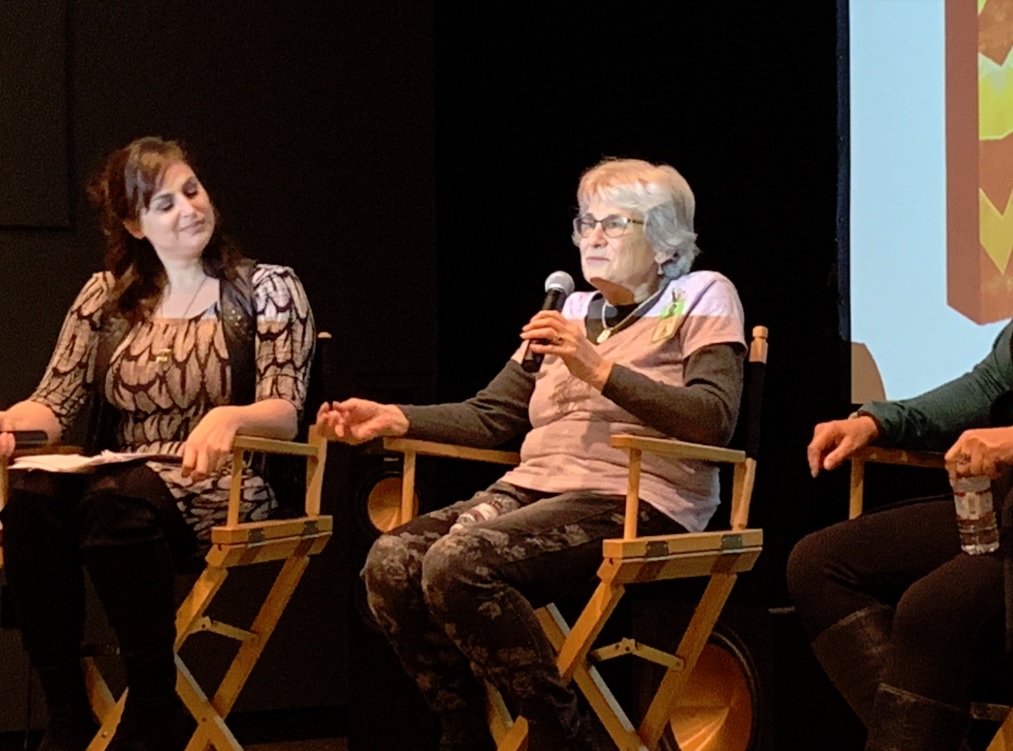 Meagan Marie of Crystal Dynamics (left) and Carol Kantor, formerly of Atari.