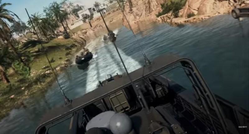 You can also fight in vehicles on the water in Warzone 2.0.