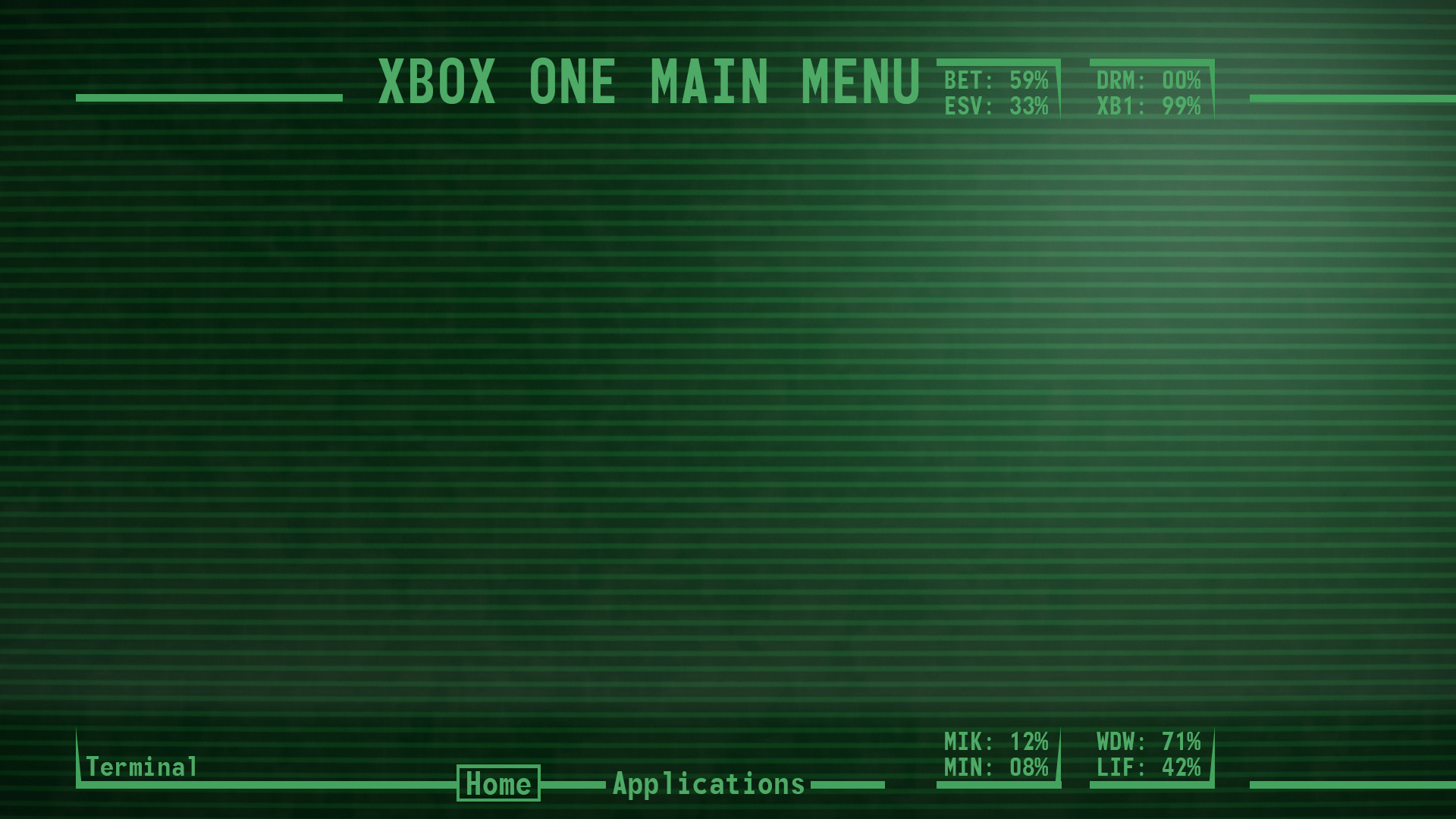 Turn your screen into a Pipboy.