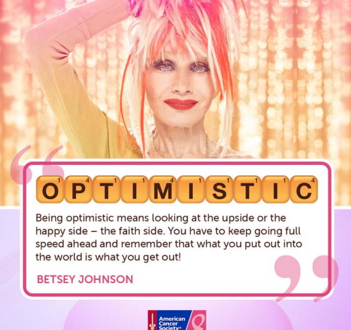 Fashion designer Betsey Johnson kicks off Words With Hope campaign.