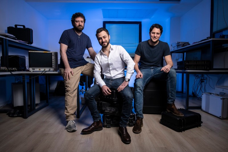 Left to right: Yonatan Cohen, Itamar Sivan and Nissim Ofek.