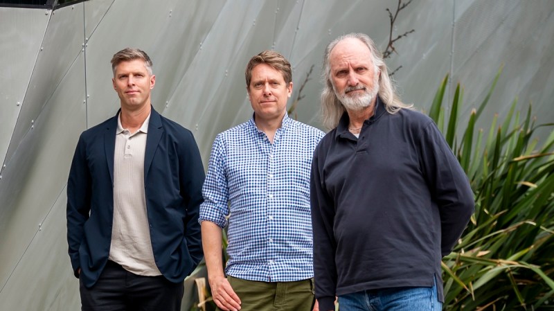 Left to right: Ryan Cameron, David Helgason and Richard Hilleman.
