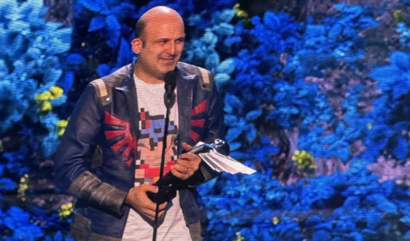 Amir Satvat receives Game Changers Awards at The Game Awards 2024.