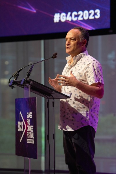 Asi Burak of Tilting Point was chair of Games for Change for 10 years.