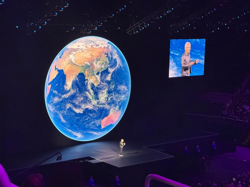 Earth-2 at Nvidia's GTC 2024 event.
