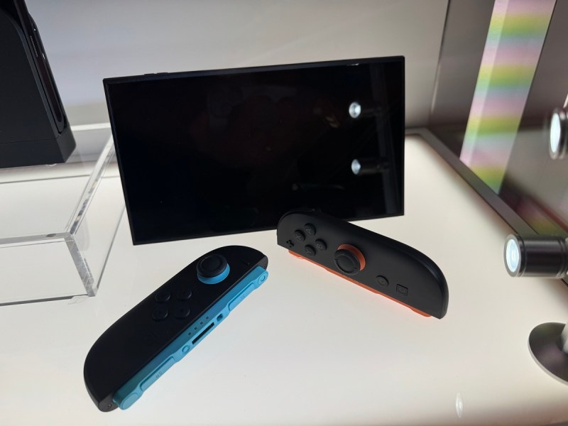 The Switch 2 is about the same thickness as the original Switch.