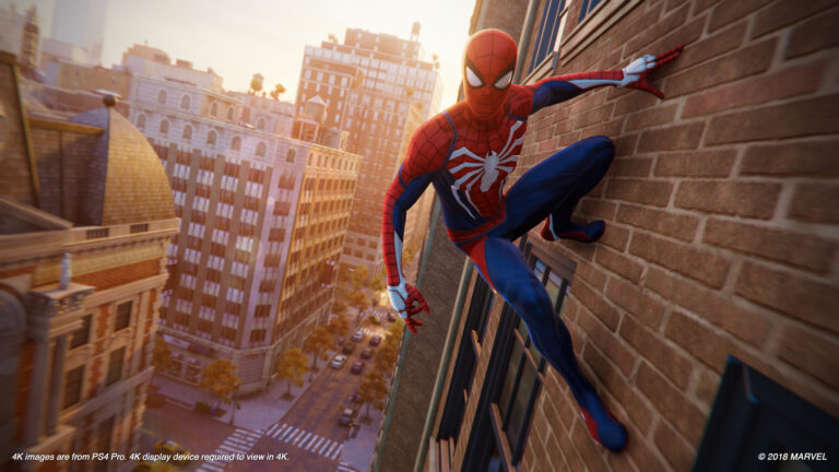 Doing what a spider can.