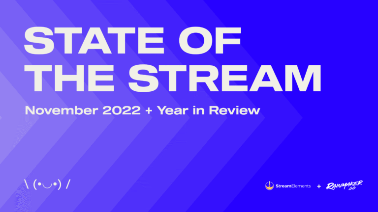 State of the Stream November 2022 by StreamElements and Rainmaker.gg