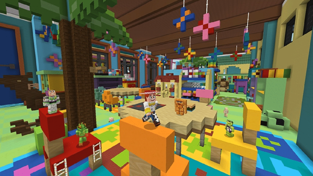 The Toy Story Mash-Up Pack had a big month in Minecraft.