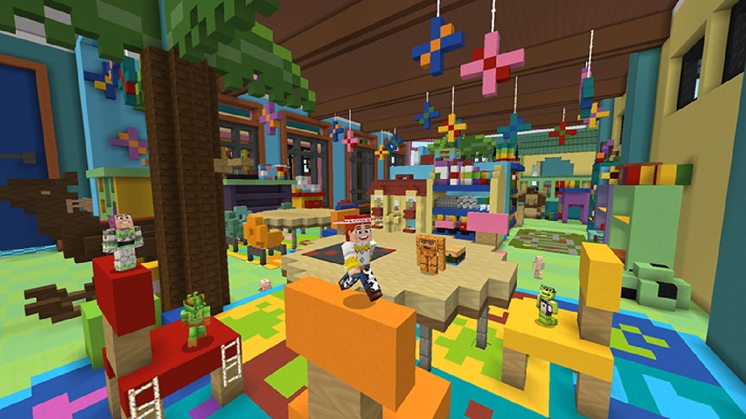 The Toy Story Mash-Up Pack had a big month in Minecraft.