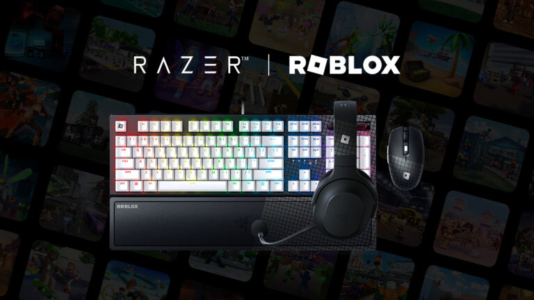 Roblox and Razer have partnered for a line of peripherals that come bundled with exclusive in-game items.