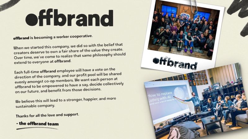 Offbrand is transitioning into a worker co-op