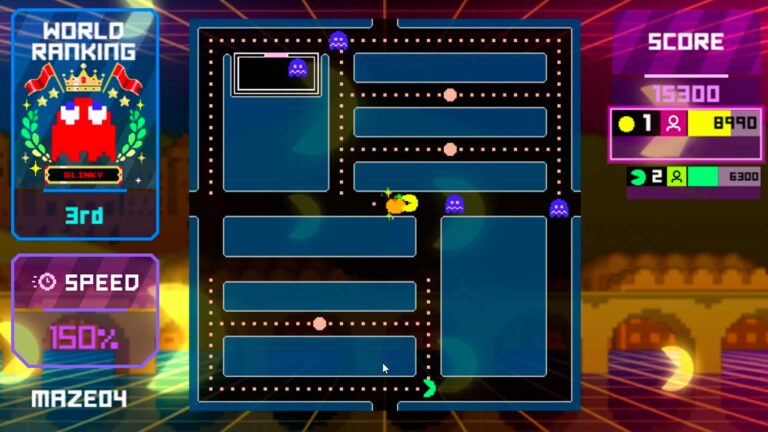 Pac-Man Live Studio in action.