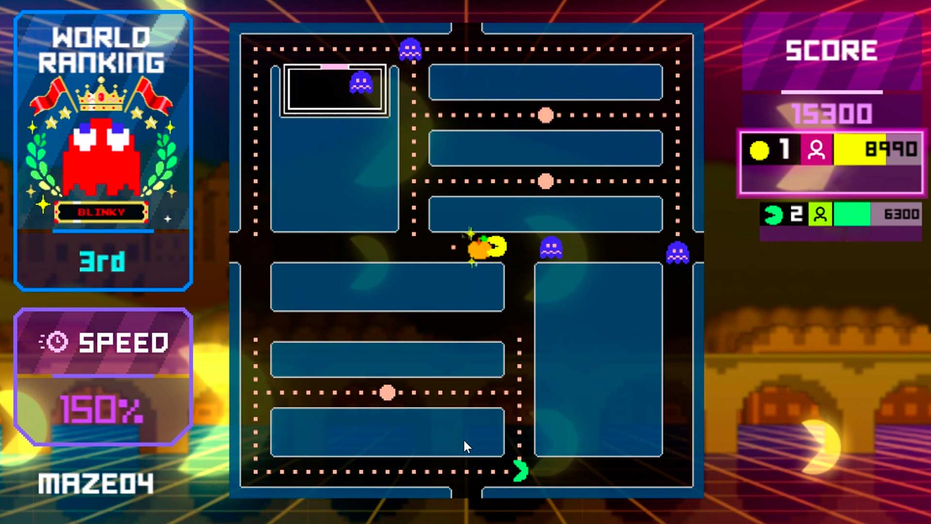 Pac-Man Live Studio in action.