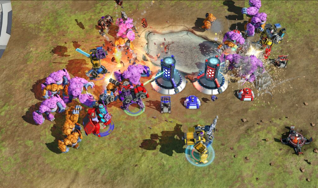 Build and unleash your mechs in a new real-time strategy game