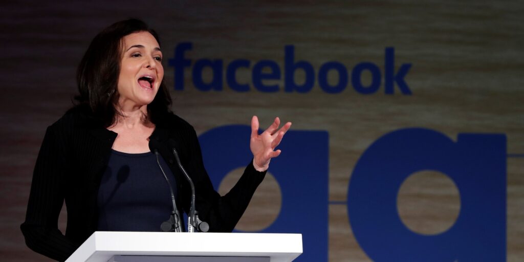 Sheryl Sandberg, Facebook's chief operating officer, in 2018.