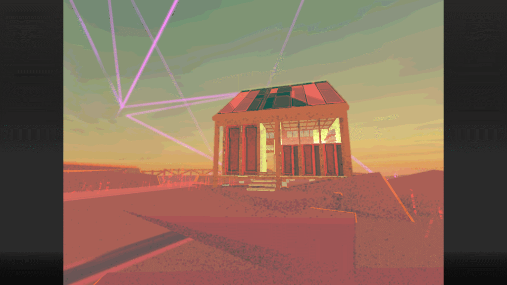 Colorfiction's dimension-hopping game, 0°N 0°W.