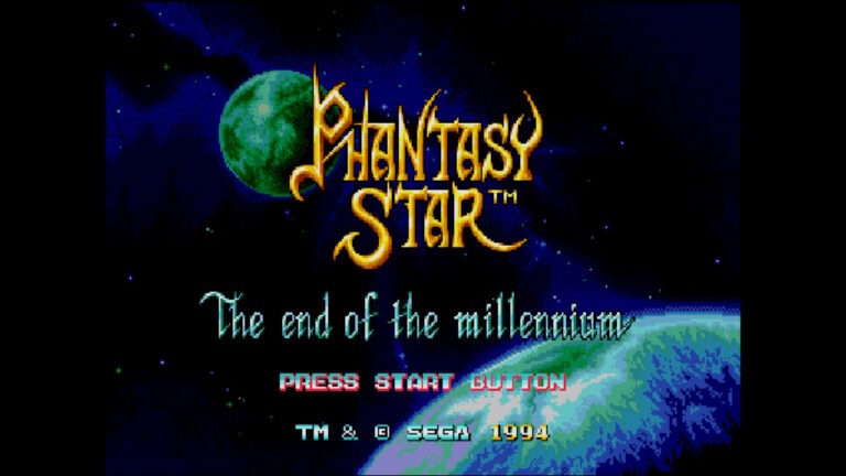 Phantasy Star IV: The End of the Millennium.