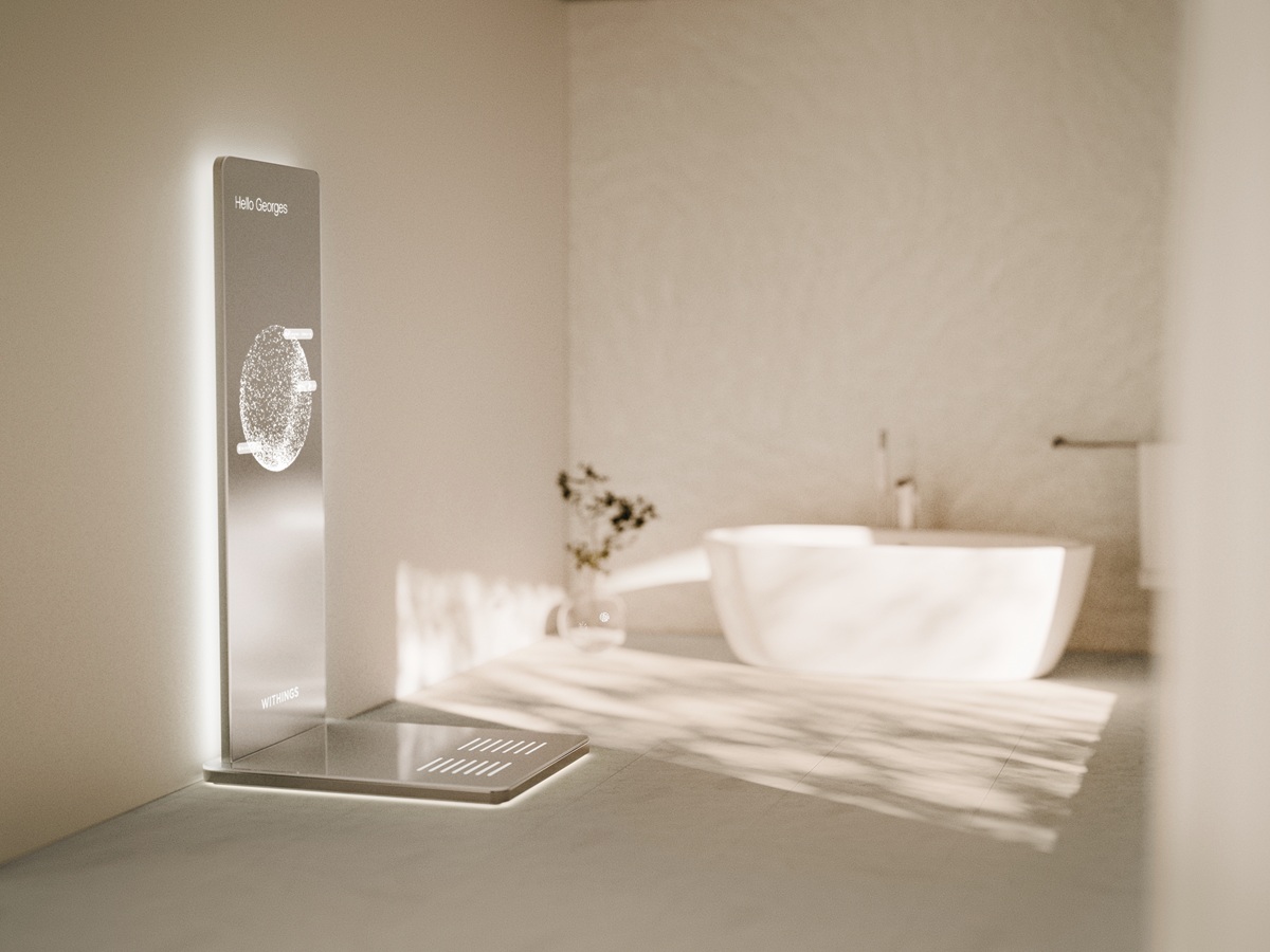 Withings' Omnia is a concept health mirror.