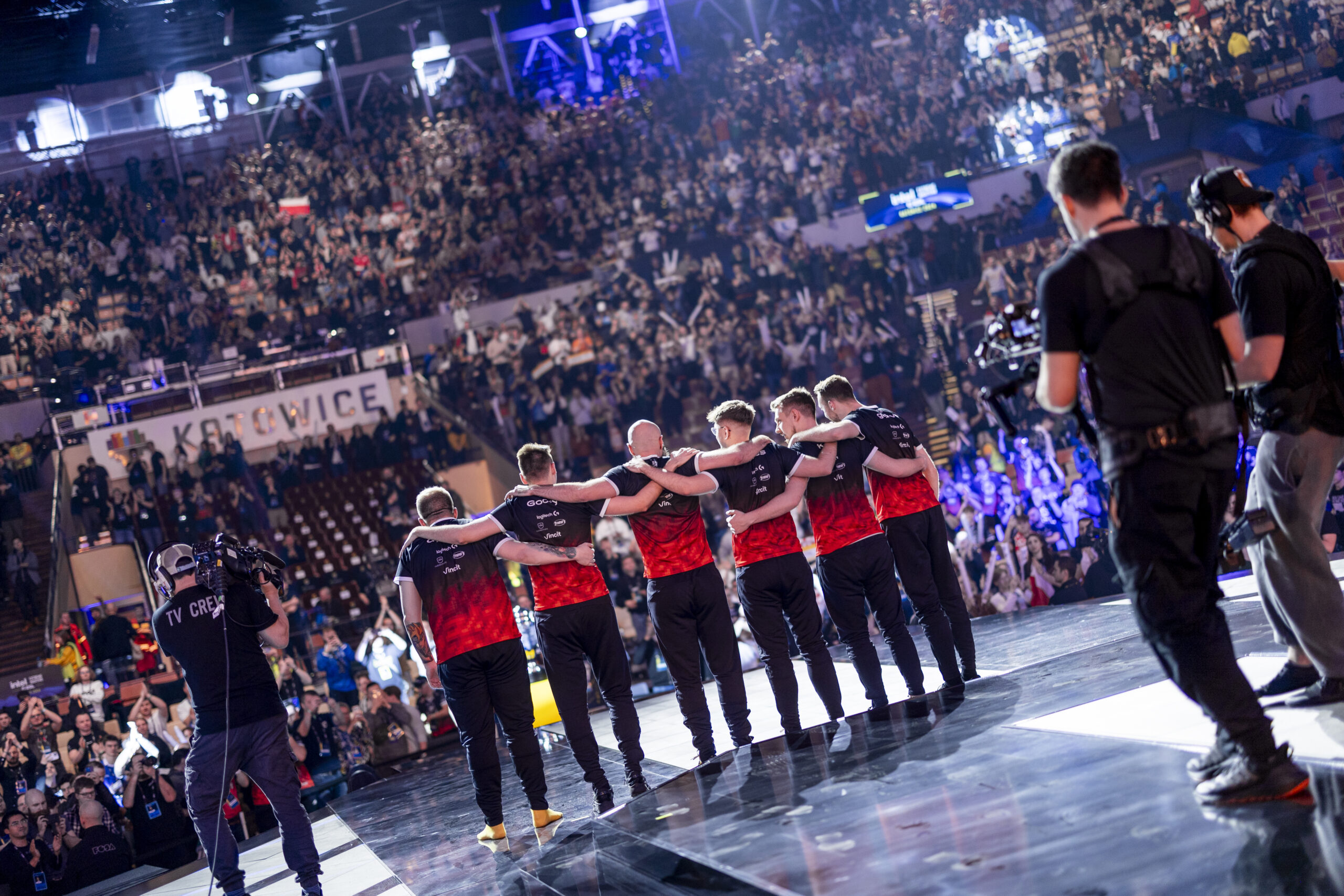 Players bow at ESL Faceit Group operated IEM Katowice 2024
