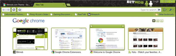 Bitmob Google Chrome Theme