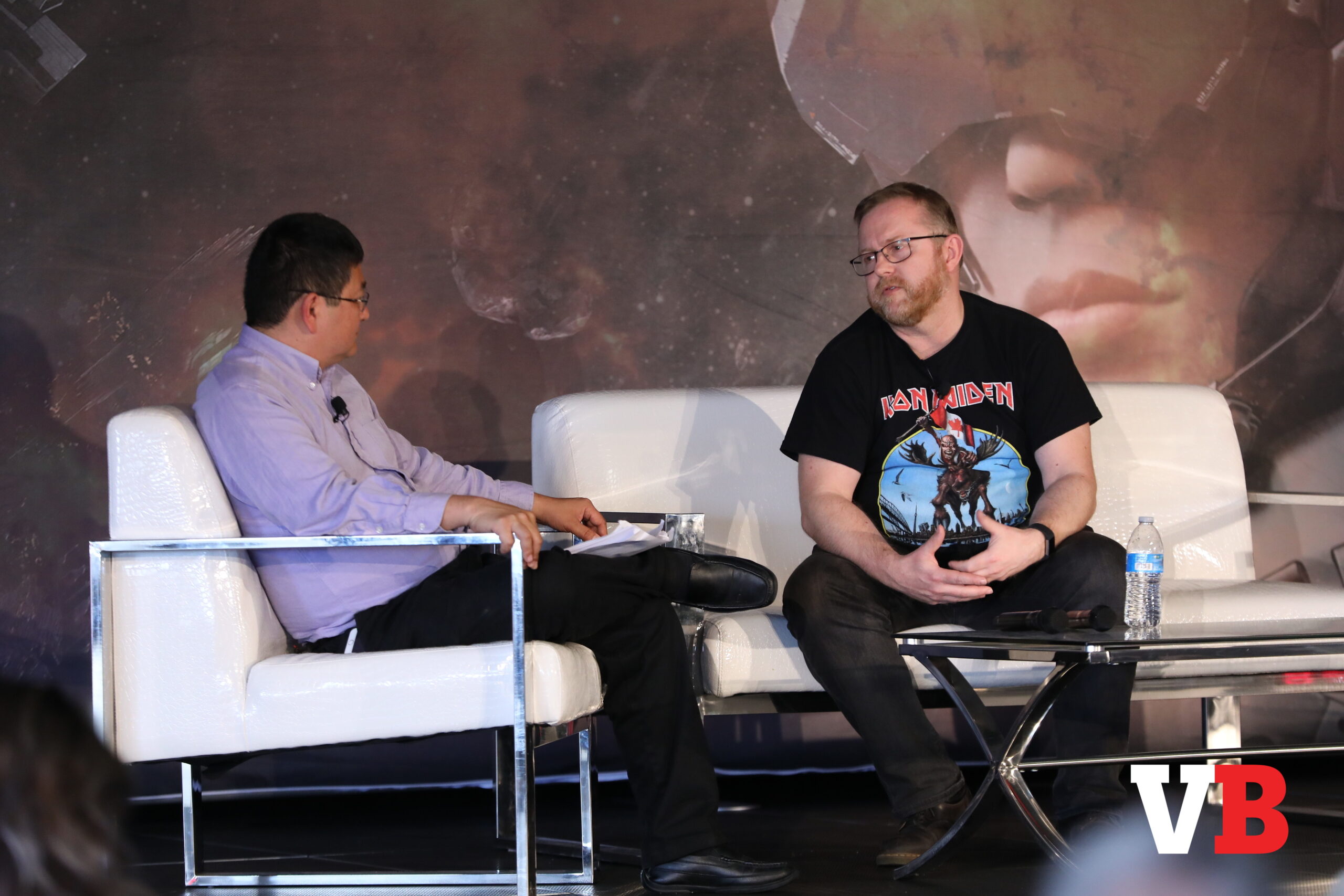 Dean Takahashi (left) and James Hursthouse (right).