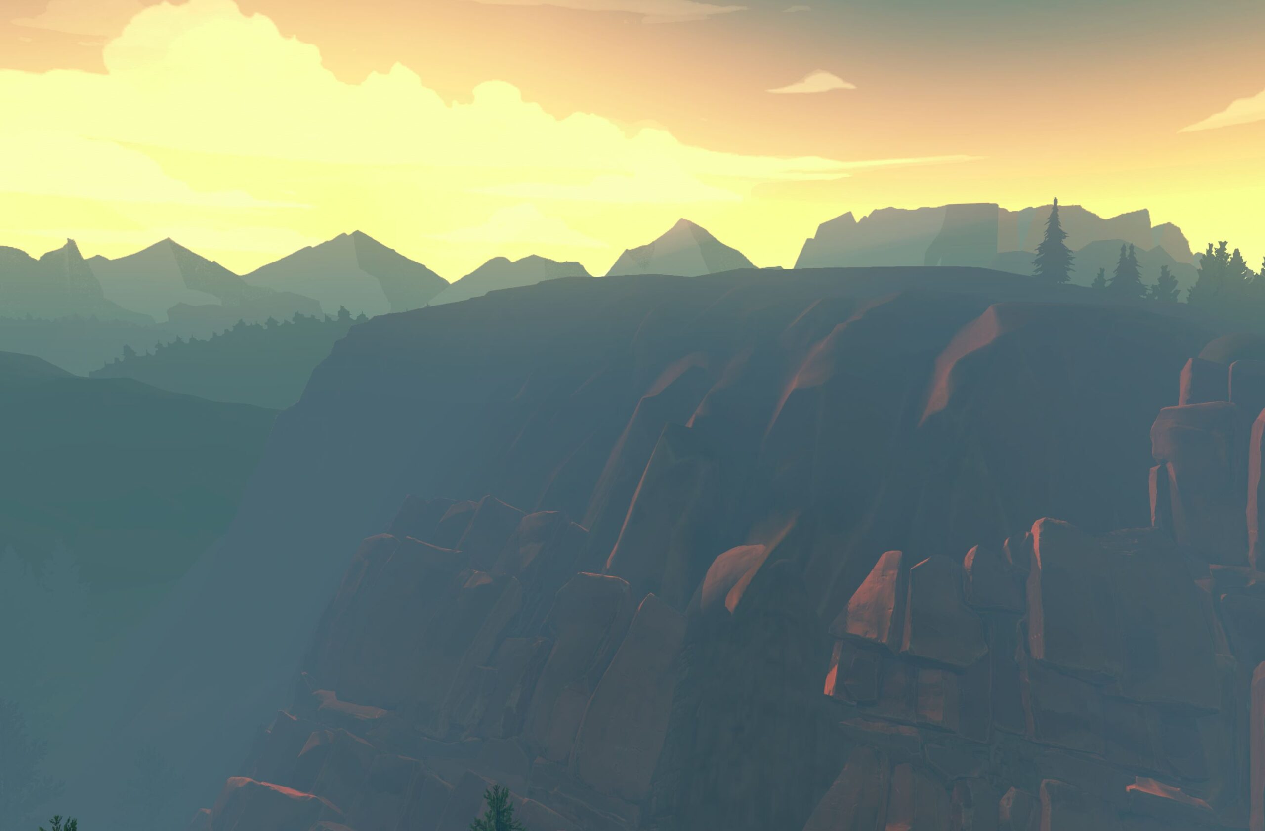 The mountains surround you and are a constant reminder of your isolation.