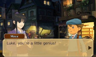 Professor Layton vs Phoenix Wright screen shot 3