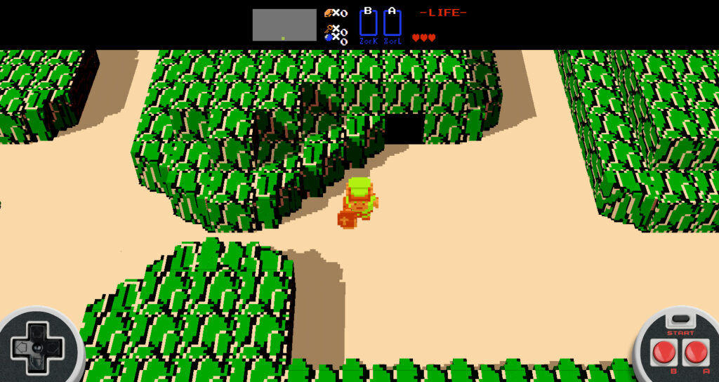 The Legend of Zelda becomes 3D in your browser