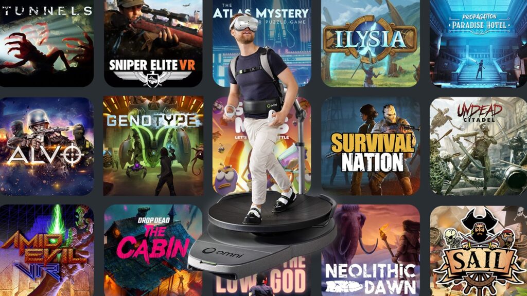 Virtuix grows Omni One VR treadmill to over 50 supported titles
