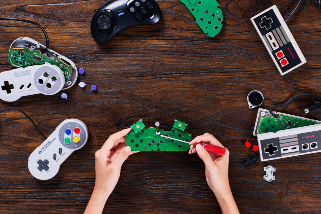 8Bitdo's DIY mod-kit.