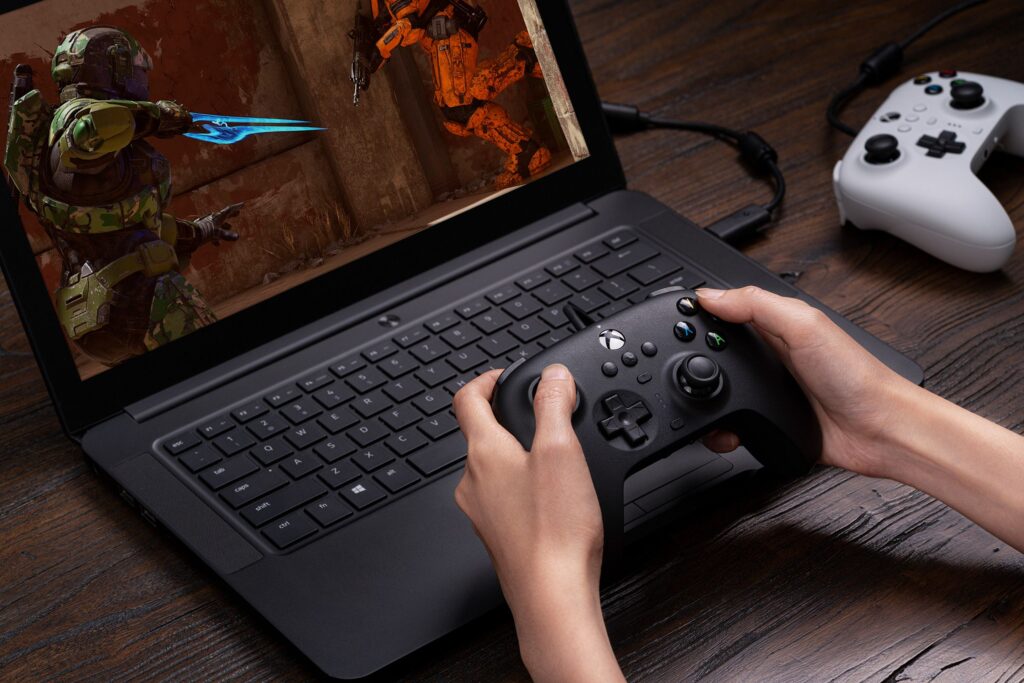 The 8Bitdo Xbox controller.