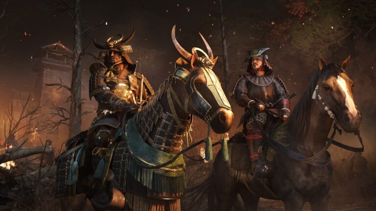 Yasuke with Lord Oda Nobanaga.