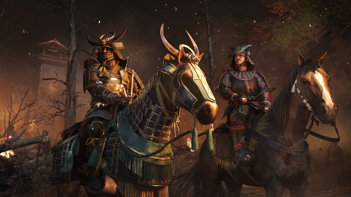 Yasuke with Lord Oda Nobanaga.