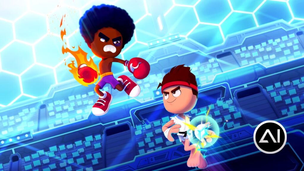 AI Arena teaches AI to players by training and battling AI fighters