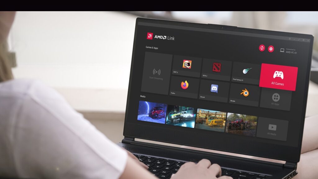 AMD Link on Windows.