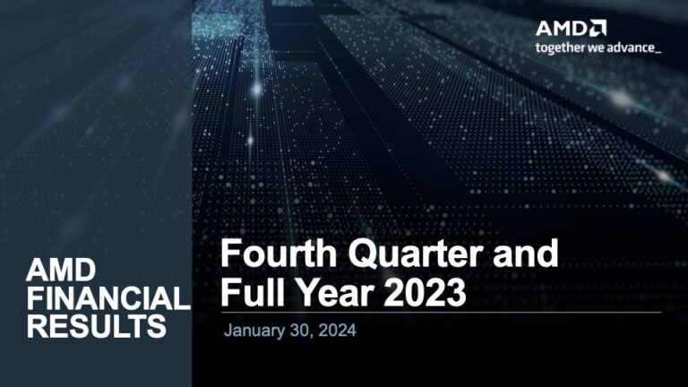 AMD Q4 2023 FY23 earnings