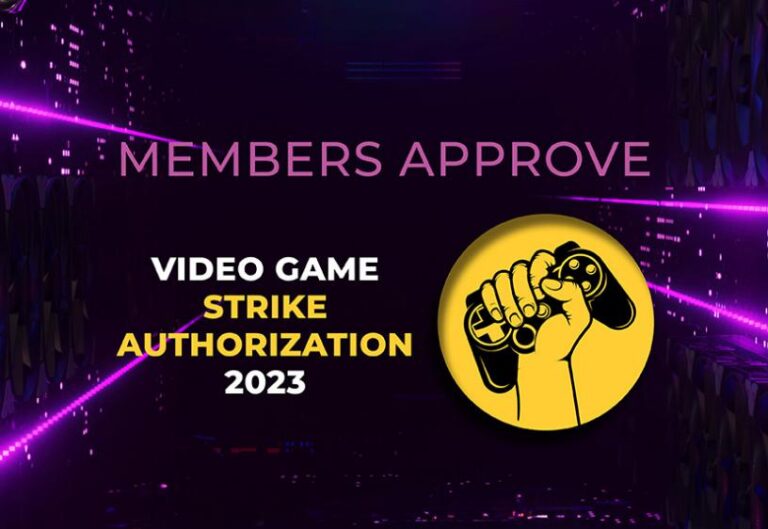 SAG-AFTRA members authorize strike ahead of IMA negotiations Interactive media agreement