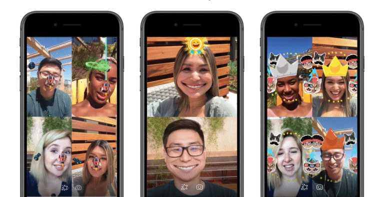 Facebook Messenger augmented reality games