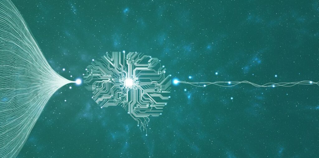 Big,Data,And,Artificial,Intelligence,Concept.,Machine,Learning,And,Circuit, ML, predictive analytics