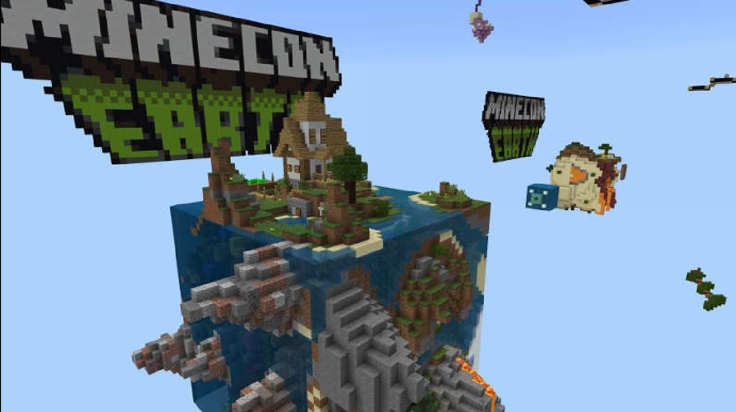 Abstraction: MineCon Earth from Jigarbov on the Minecraft Marketplace.