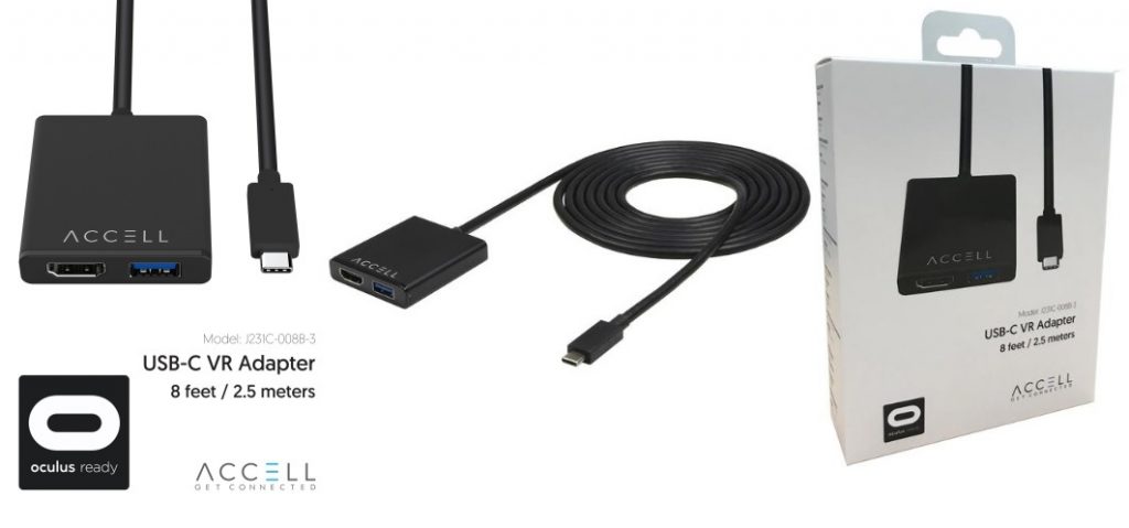 Accell's new USB-C VR adapter.
