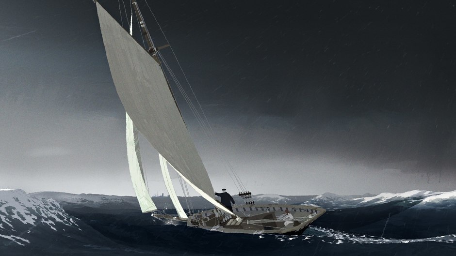 Ian McShane and Cathy Ang star in "Age of Sail," a VR story from Google at the Venice Film Festival.