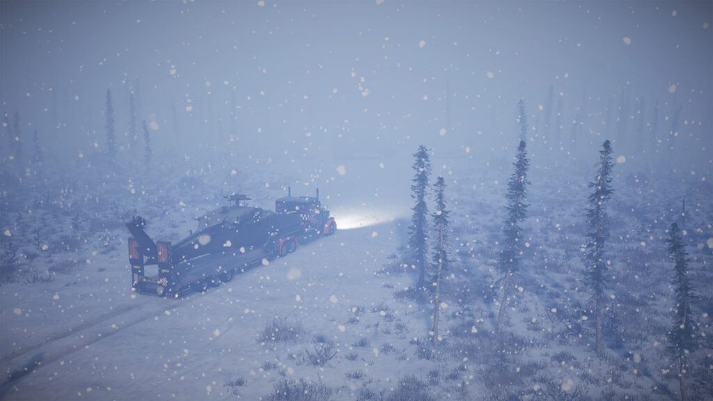 You can brave the roads of Alaska in Alaskan Road Truckers.
